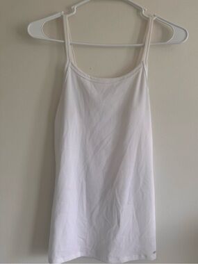No Boundaries White Ribbed Tank Top